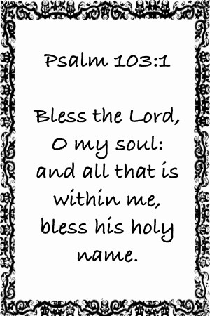Psalm 103 1 10WB